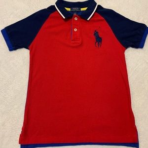 Boys Ralph Lauren 
Polo style shirt